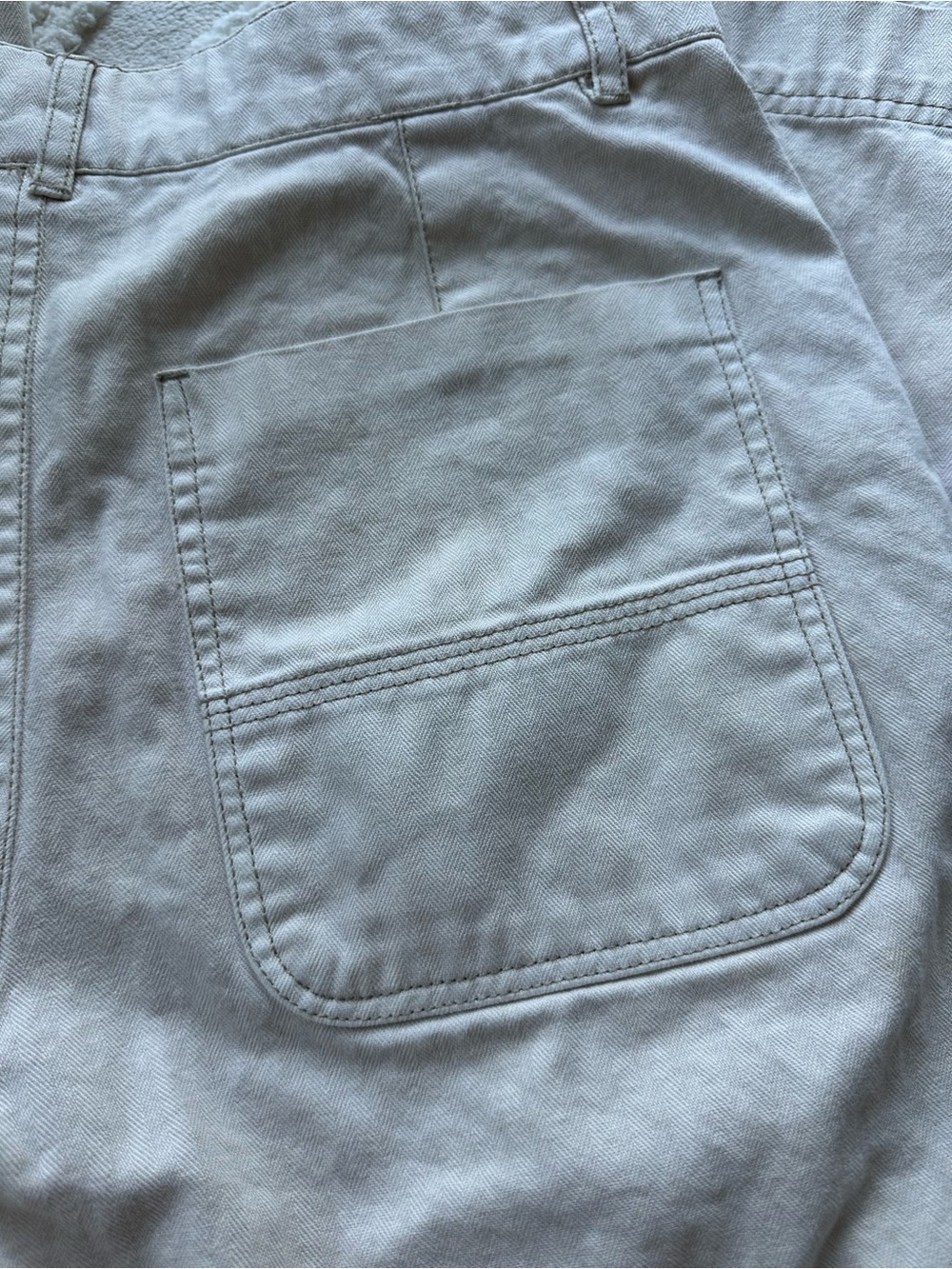 Free People | Ivory Striped Cargo Pants - Picture 7 of 7
